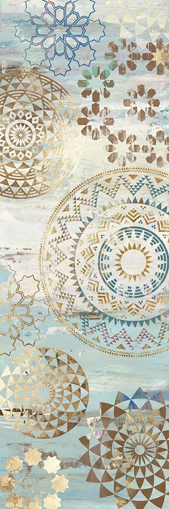 Blue Mosaic I art print by Aimee Wilson for $57.95 CAD