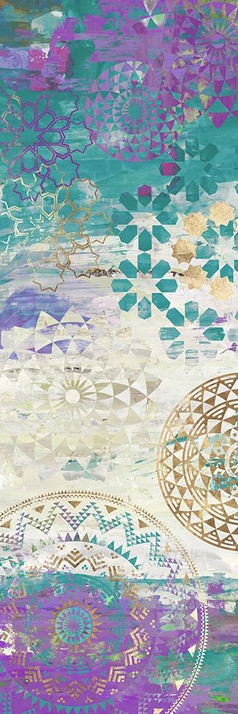 Purple Mosaic I art print by Aimee Wilson for $57.95 CAD