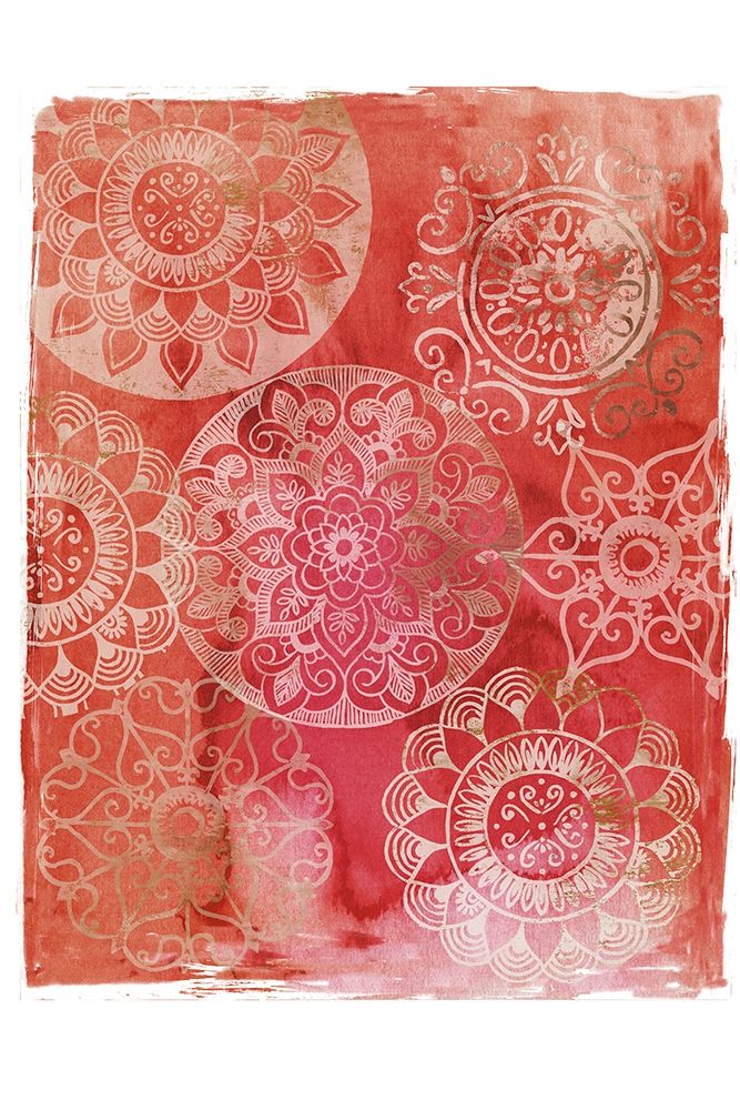 Crimson Medallions art print by Aimee Wilson for $57.95 CAD