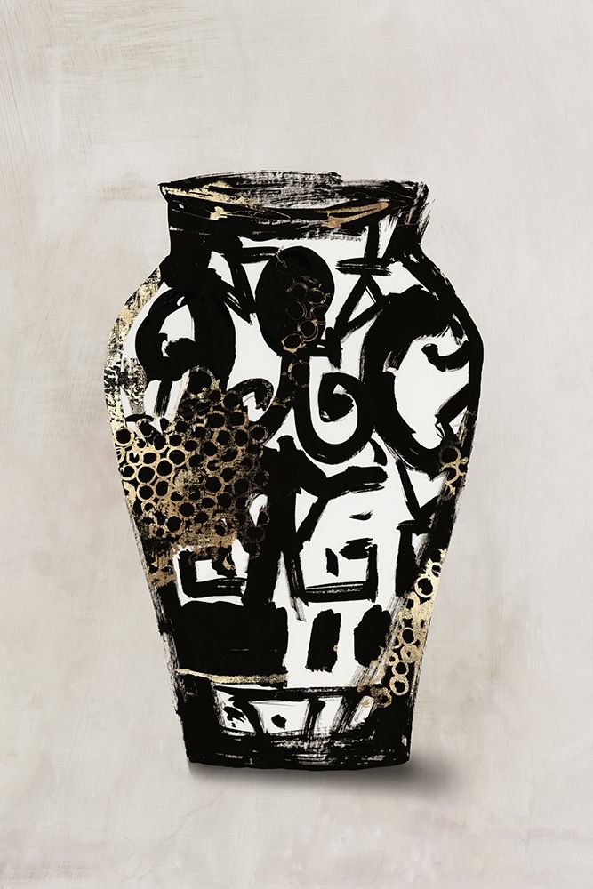 Golden Vase I art print by Aimee Wilson for $57.95 CAD