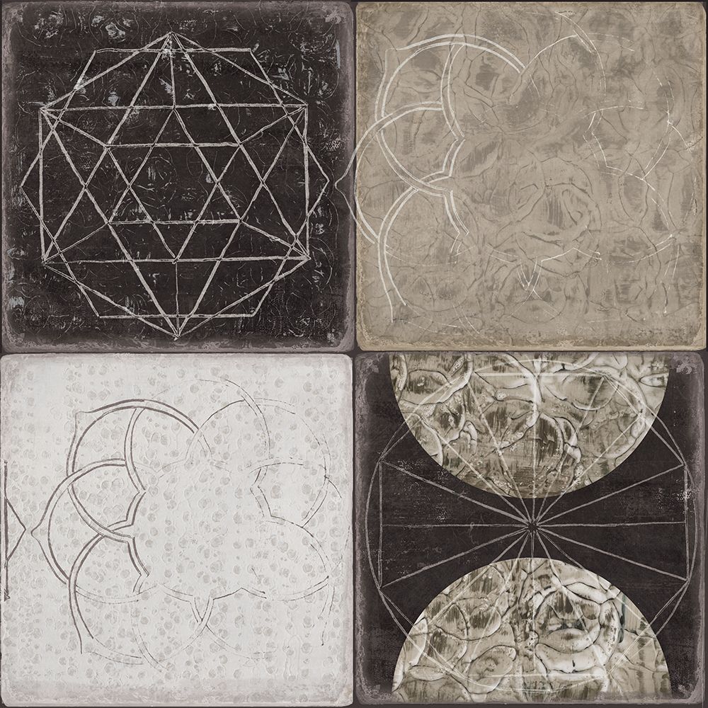 Black Tiles I art print by Aimee Wilson for $57.95 CAD
