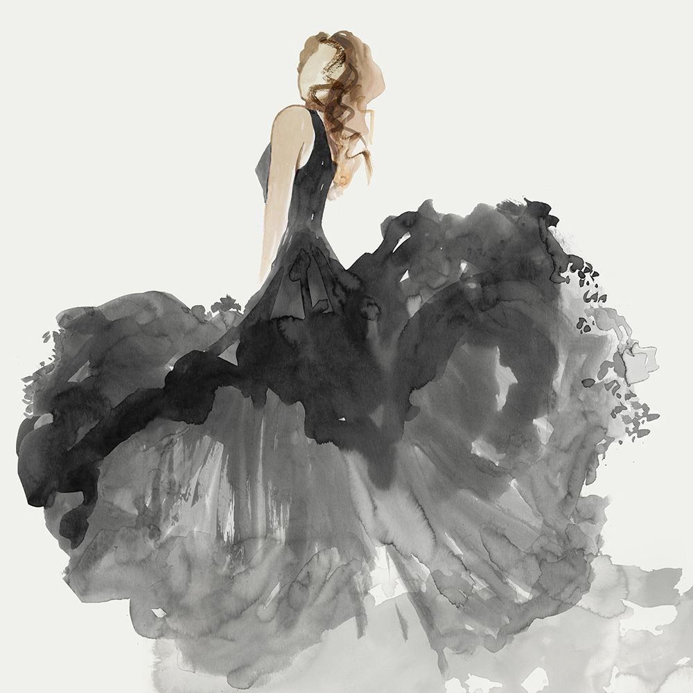 Woman in Black Dress II art print by Aimee Wilson for $57.95 CAD