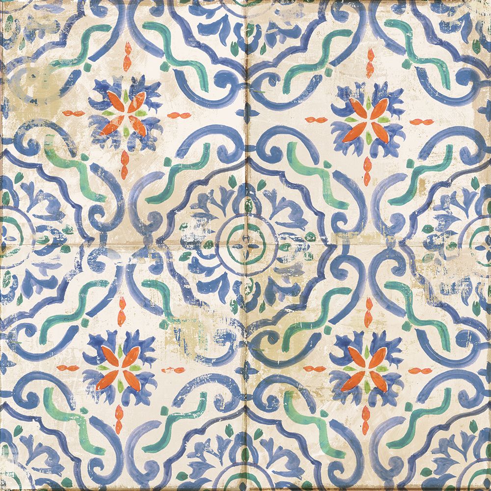 Cerulean Moroccan Dreams I art print by Aimee Wilson for $57.95 CAD