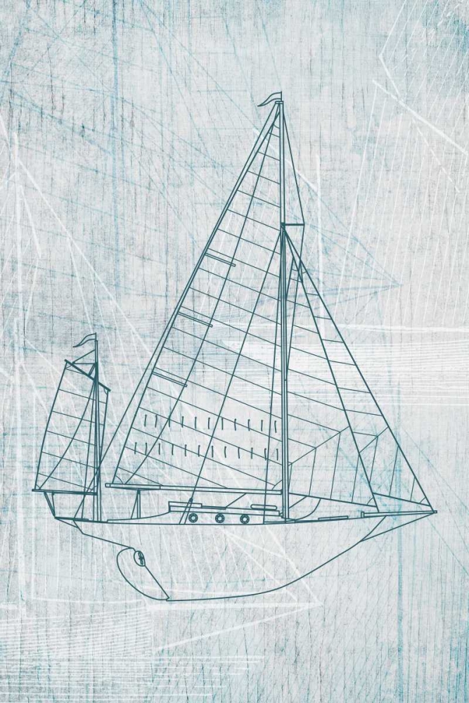 Danielas Sailboat I art print by Aimee Wilson for $57.95 CAD