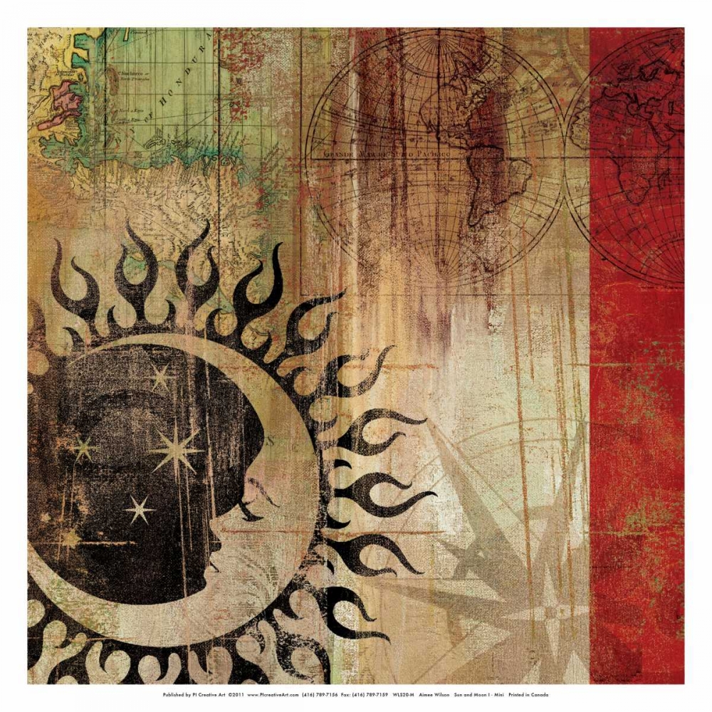 Sun and Moon I - Mini art print by Aimee Wilson for $57.95 CAD