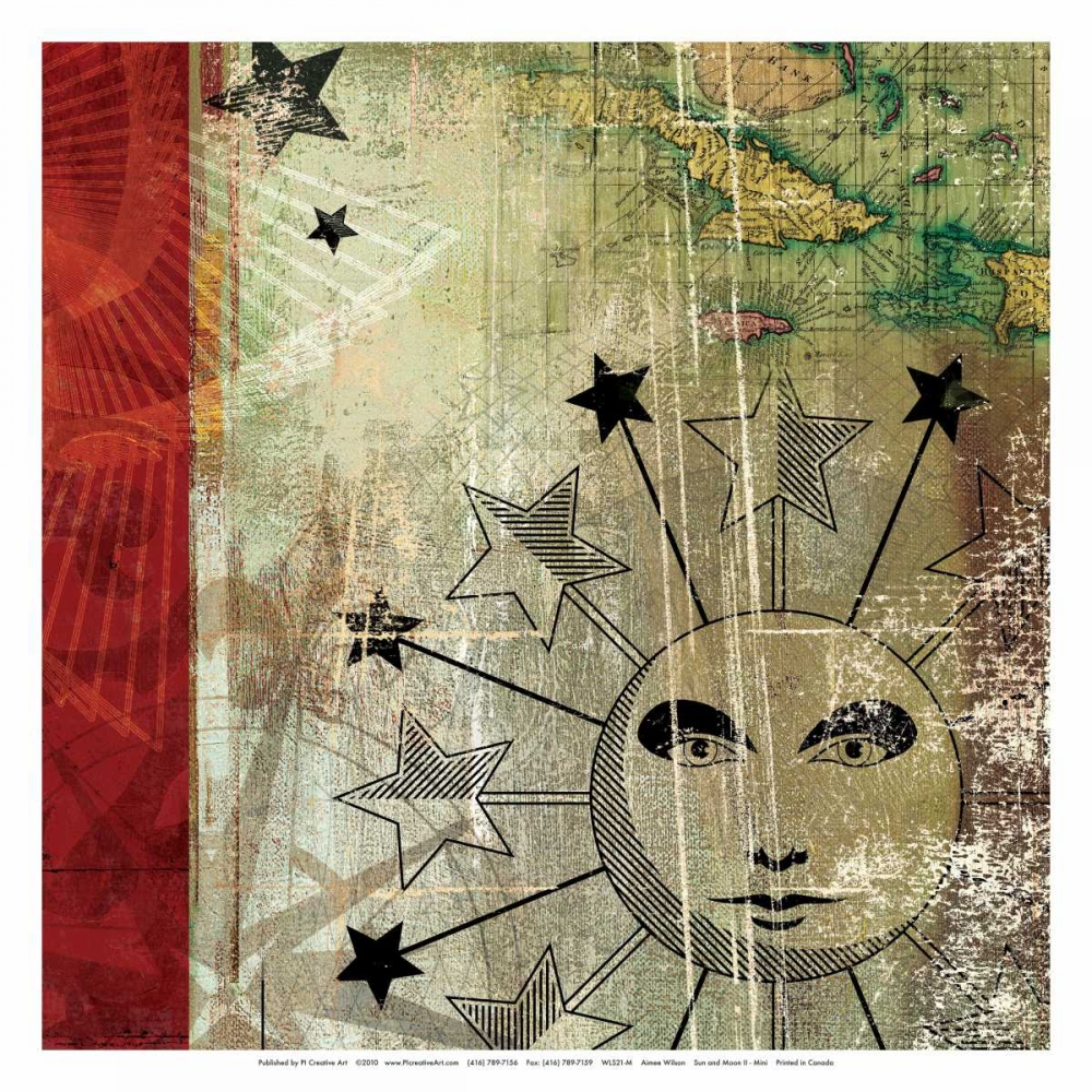 Sun and Moon II - Mini art print by Aimee Wilson for $57.95 CAD