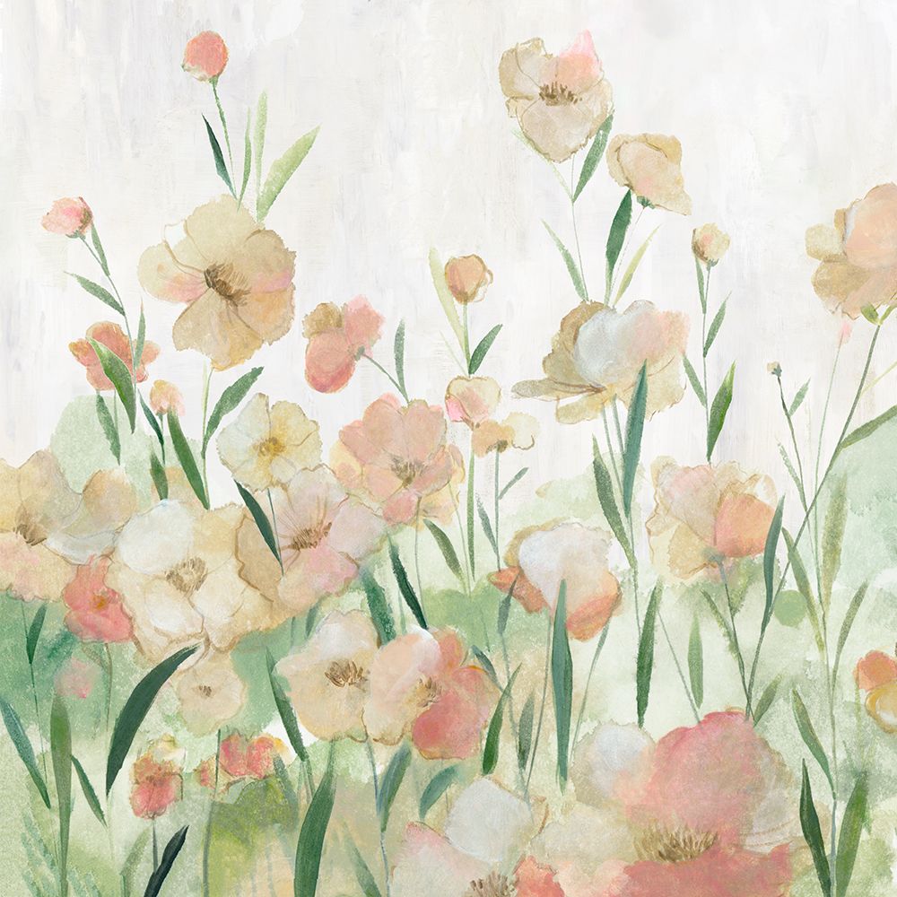 Peach Petals I art print by Hannah Dawson for $57.95 CAD
