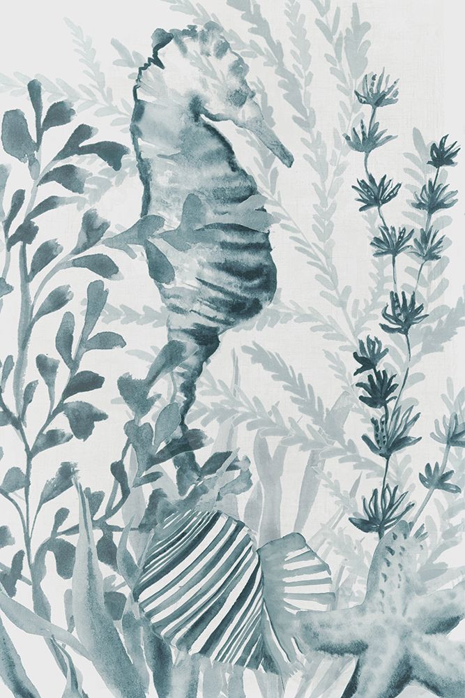 Ocean Funfair I art print by Hannah Dawson for $57.95 CAD