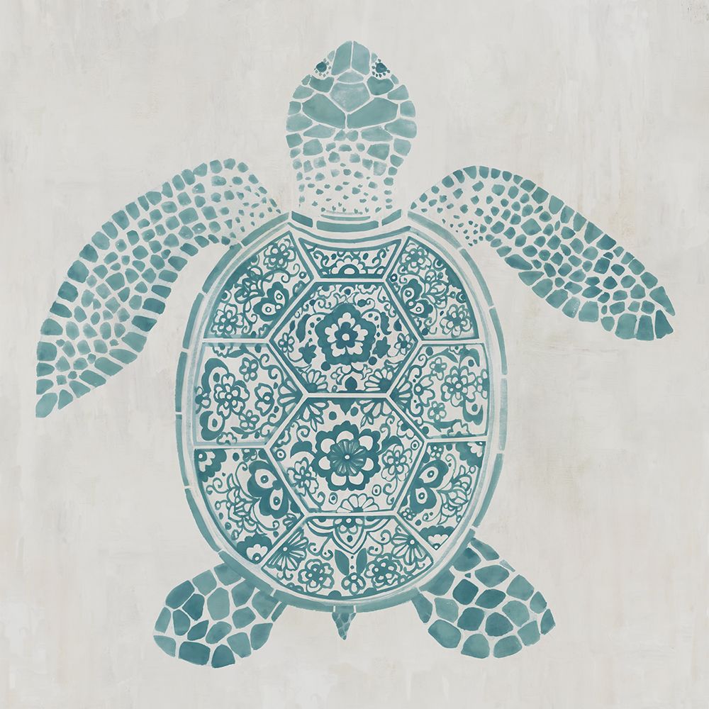 Oriental Turtle I art print by Hannah Dawson for $57.95 CAD