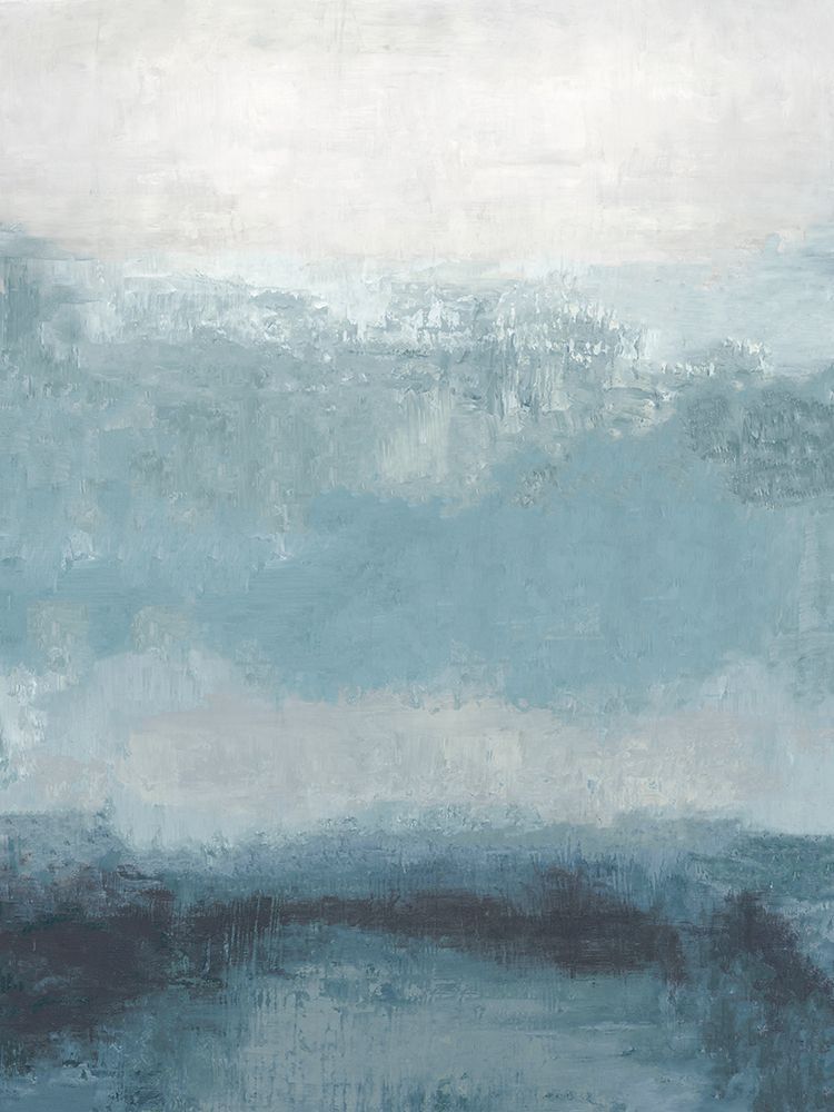 Misty Blue Layers I art print by Hannah Dawson for $57.95 CAD