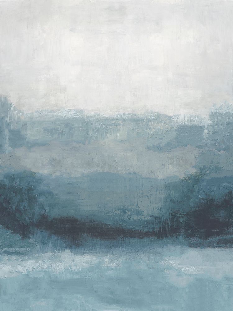 Misty Blue Layers II art print by Hannah Dawson for $57.95 CAD