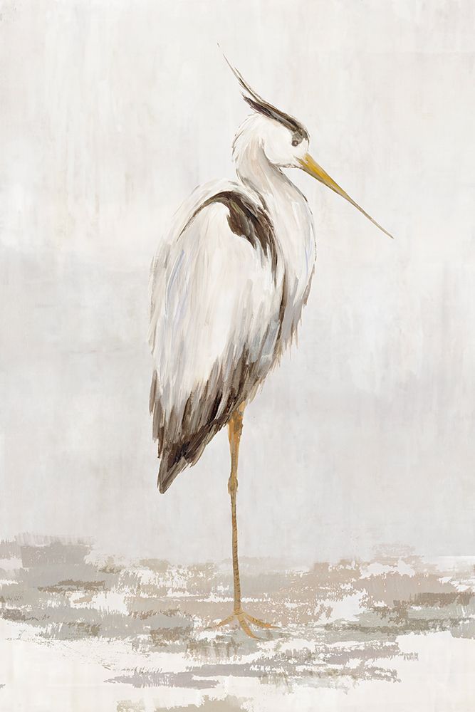 Serene Heron II art print by Hannah Dawson for $57.95 CAD