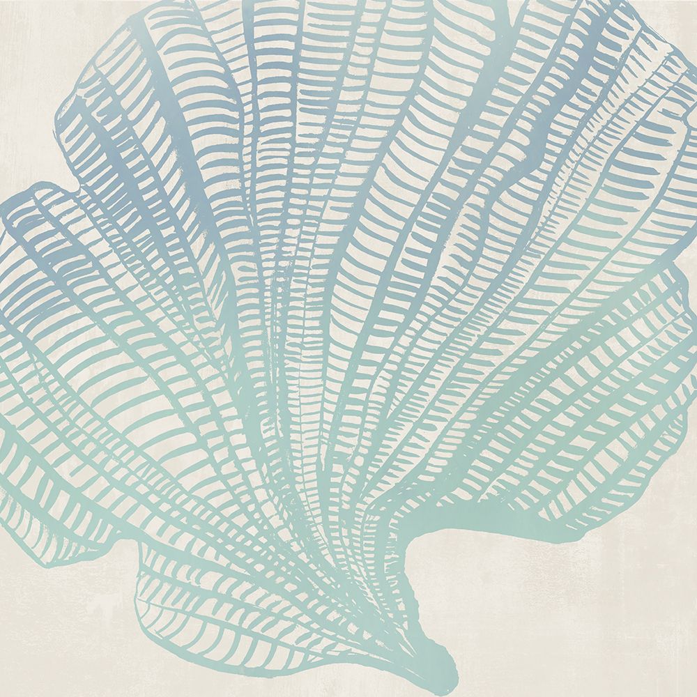 Misty Blue Layers II art print by Hannah Dawson for $57.95 CAD