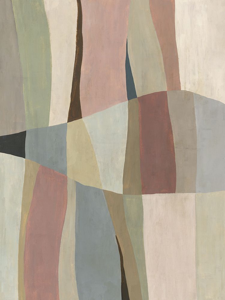 Soft Curves in Muted Hues art print by Hannah Dawson for $57.95 CAD