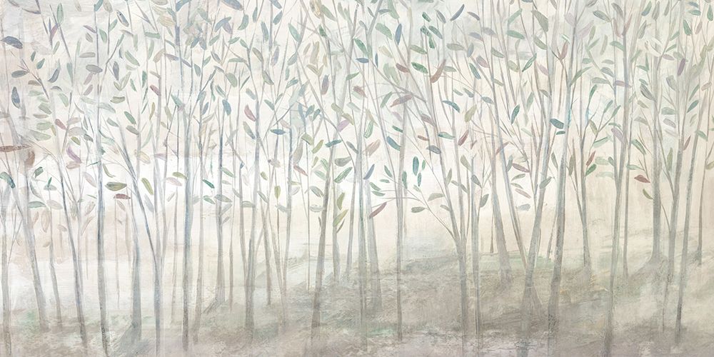 Soft Forest in Gentle Mist art print by Hannah Dawson for $57.95 CAD
