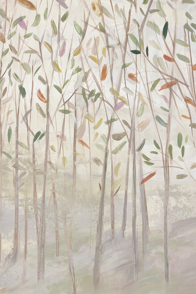 Soft Leaves in Quiet Forest art print by Hannah Dawson for $57.95 CAD