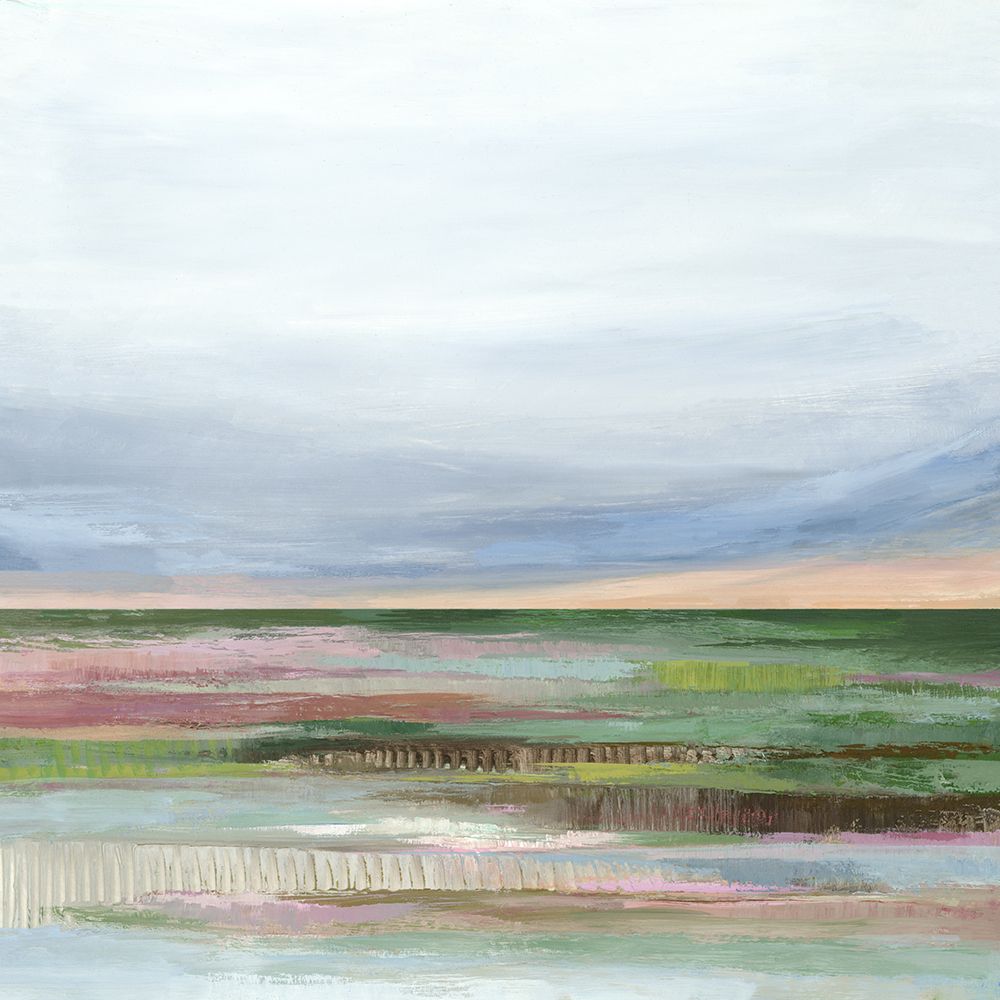 Quiet Fields Under Soft Skies art print by Hannah Dawson for $57.95 CAD