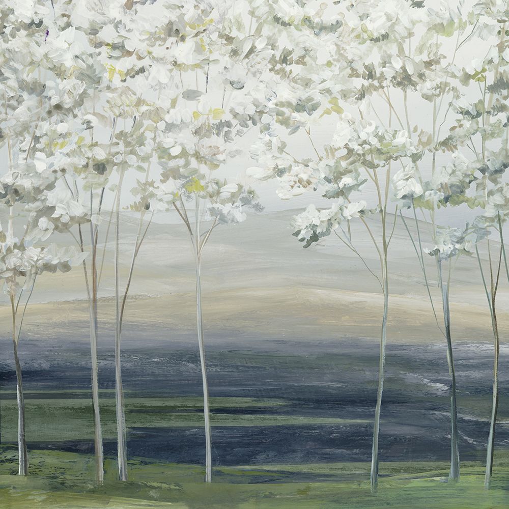 Delicate Trees Above Calm Fields art print by Hannah Dawson for $57.95 CAD