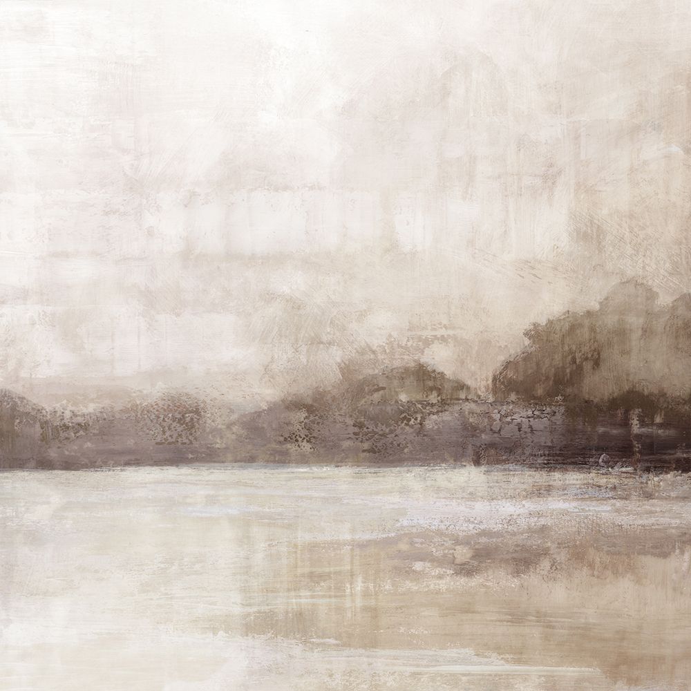 Hazy Shoreline in Muted Tones art print by Hannah Dawson for $57.95 CAD