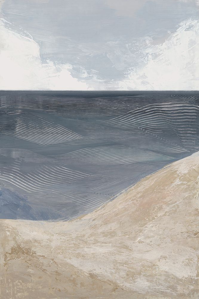 Etched Waves on Silent Shore art print by Hannah Dawson for $57.95 CAD