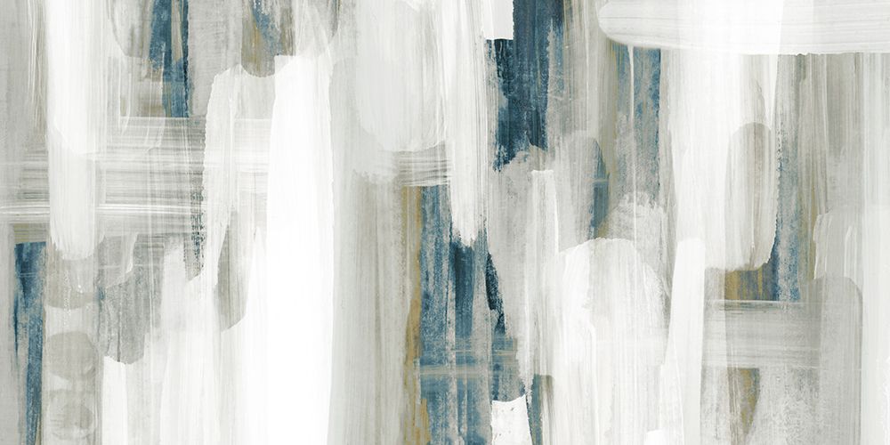 Muted Streams of Blue and Gray art print by Hannah Dawson for $57.95 CAD