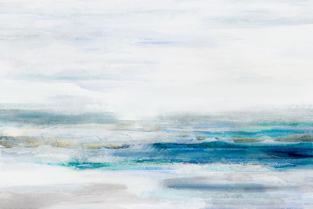 Quiet Sea Under Misty Sky art print by Hannah Dawson for $57.95 CAD