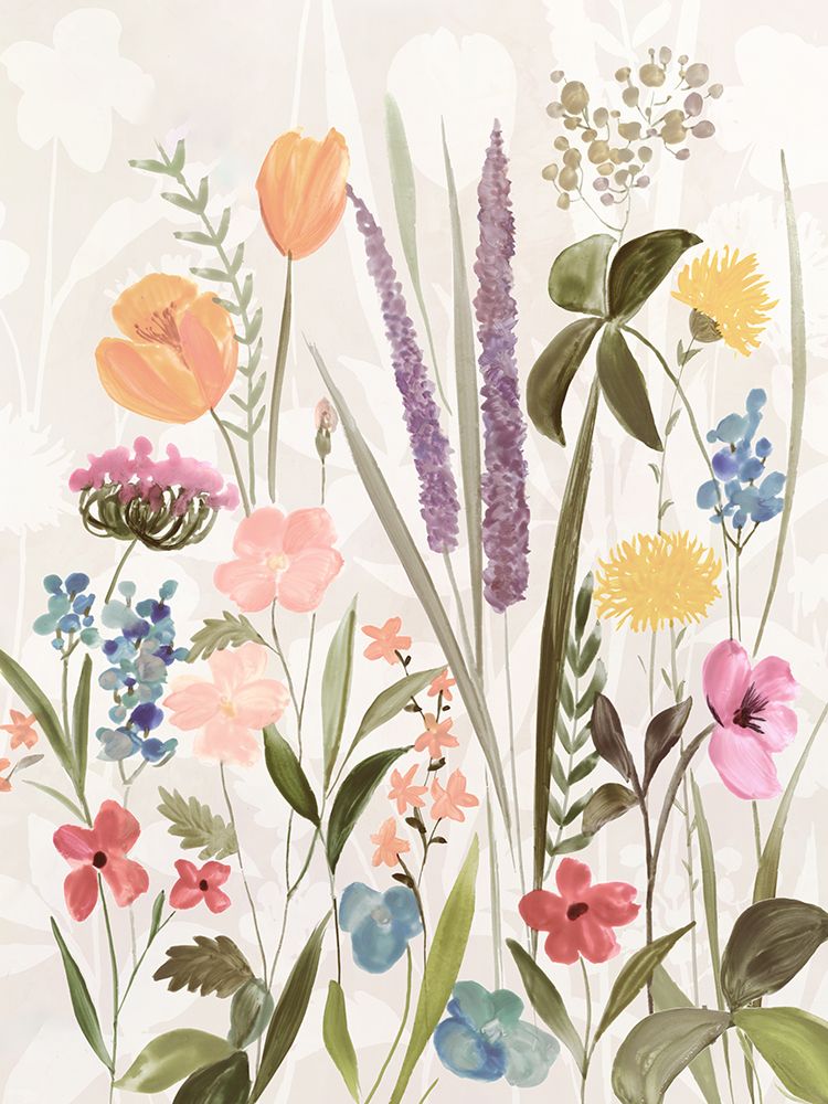 Meadow Blooms I art print by Hannah Dawson for $57.95 CAD