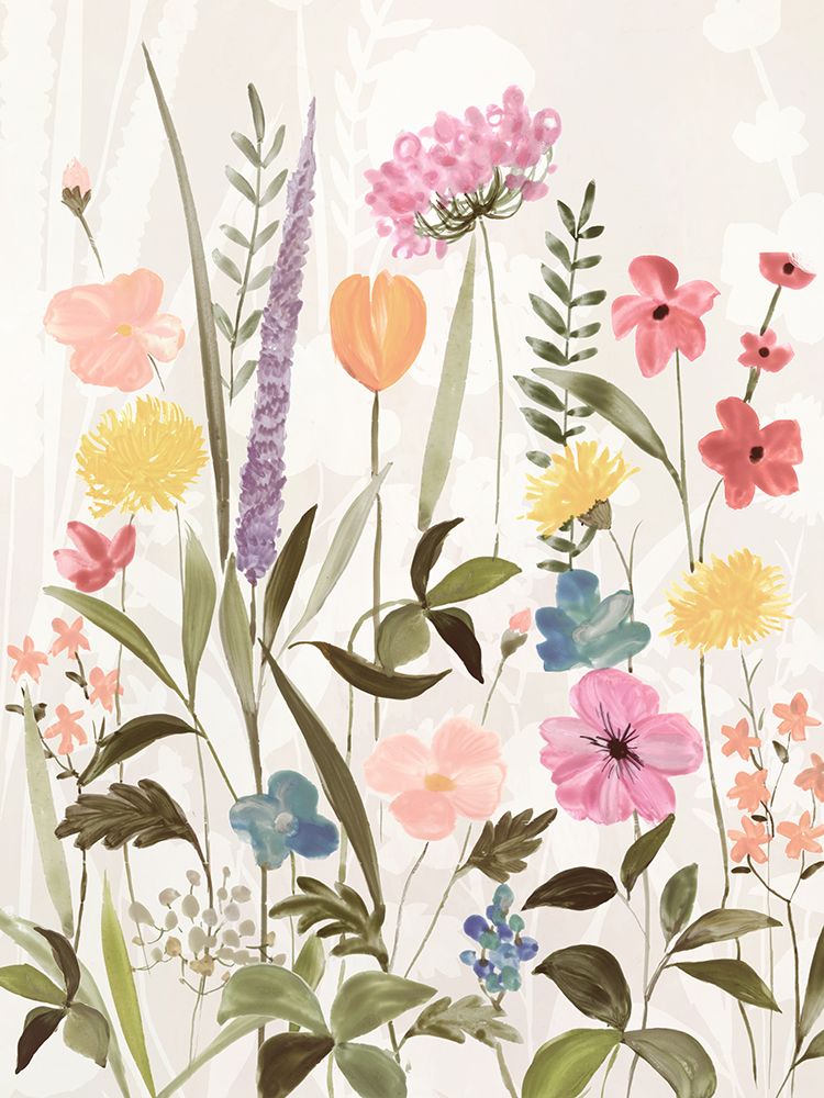 Meadow Blooms II art print by Hannah Dawson for $57.95 CAD