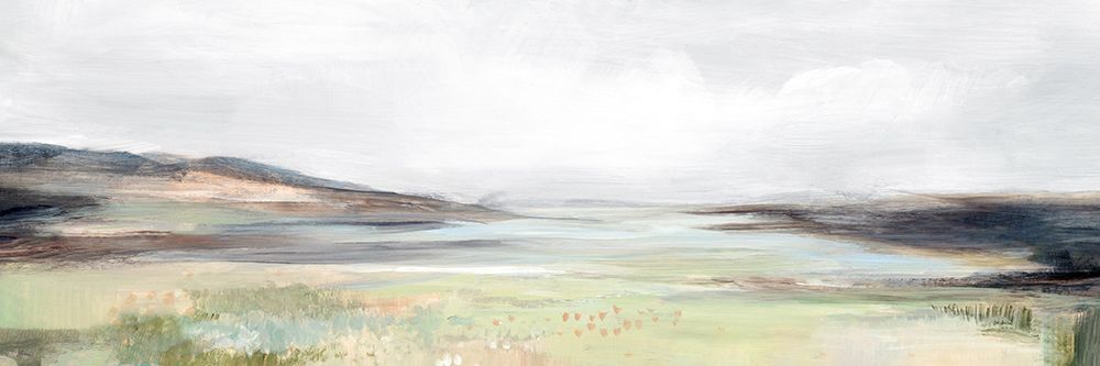 Gentle Fields Under Hazy Skies art print by Hannah Dawson for $57.95 CAD