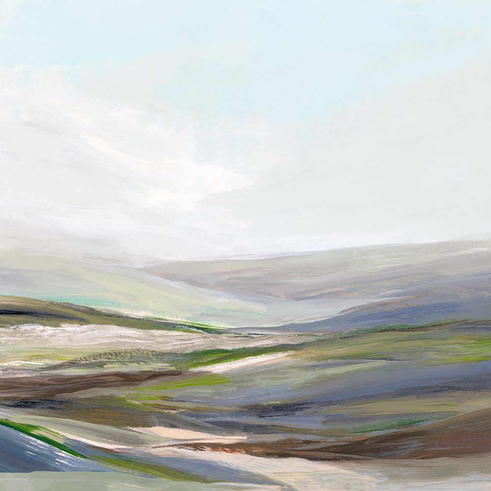 Gentle Hills Under Soft Sky art print by Hannah Dawson for $57.95 CAD