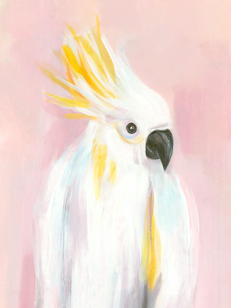 Cockatoo Against Soft Pastels art print by Hannah Dawson for $57.95 CAD