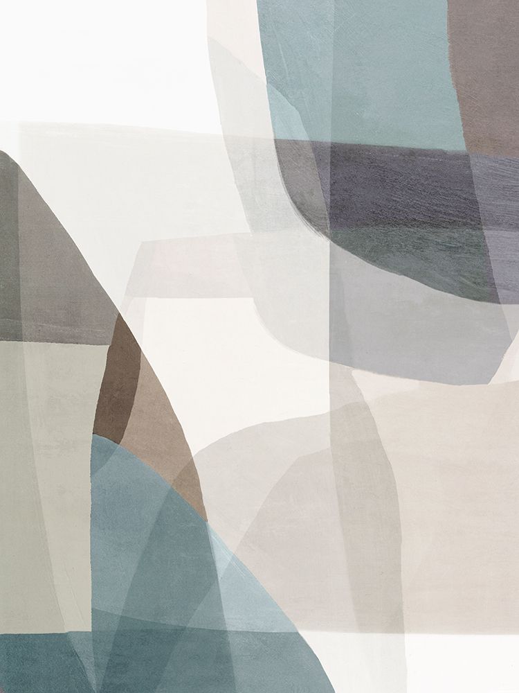 Shifting Layers of Tranquil Hues II art print by Hannah Dawson for $57.95 CAD
