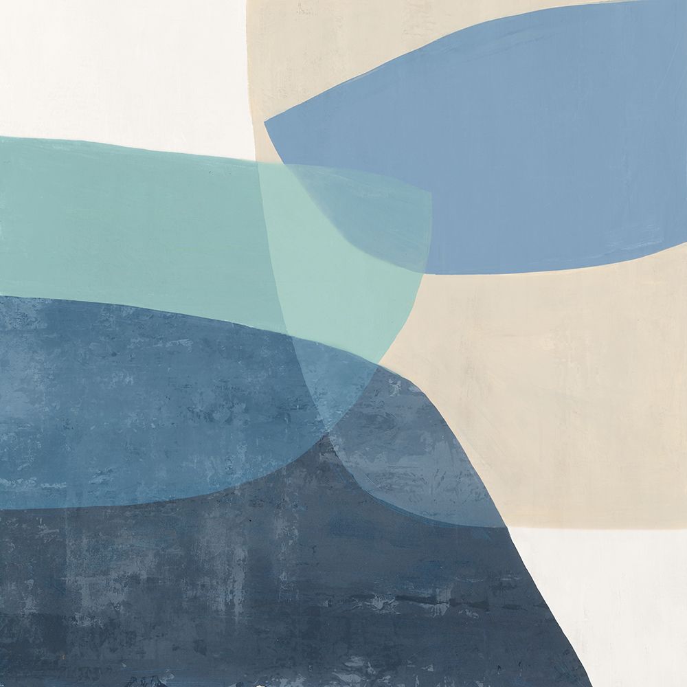 Blue Layers in Harmony II art print by Hannah Dawson for $57.95 CAD