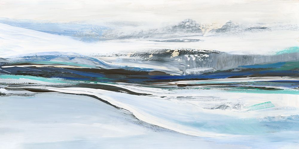 Vast Winter Landscape Under Clouds art print by Hannah Dawson for $57.95 CAD