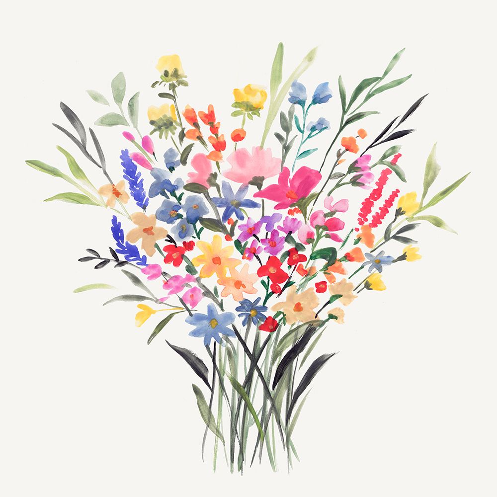 Blooming Harmony in Watercolors art print by Hannah Dawson for $57.95 CAD