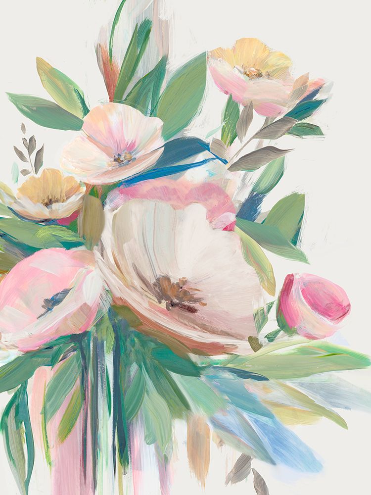 Blooming Pastel Bouquet Delight I art print by Hannah Dawson for $57.95 CAD