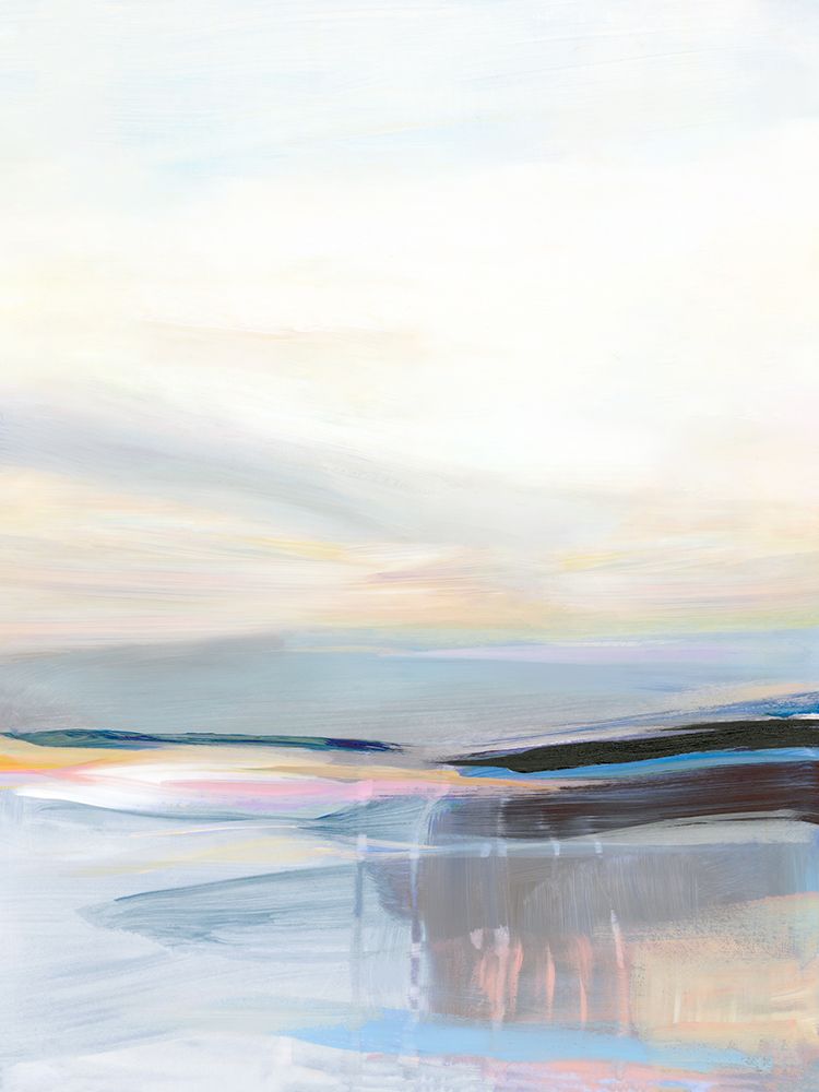 Misty Horizon Over Calm Waters art print by Hannah Dawson for $57.95 CAD