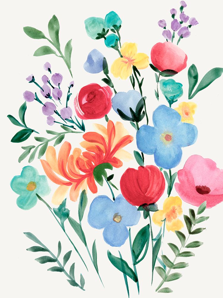 Happy Meadow II art print by Hannah Dawson for $57.95 CAD