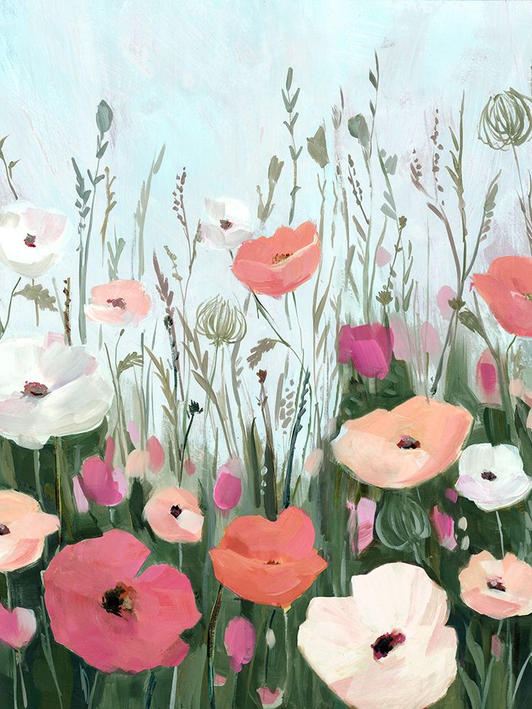 Springtime Meadow Blossoms I art print by Hannah Dawson for $57.95 CAD