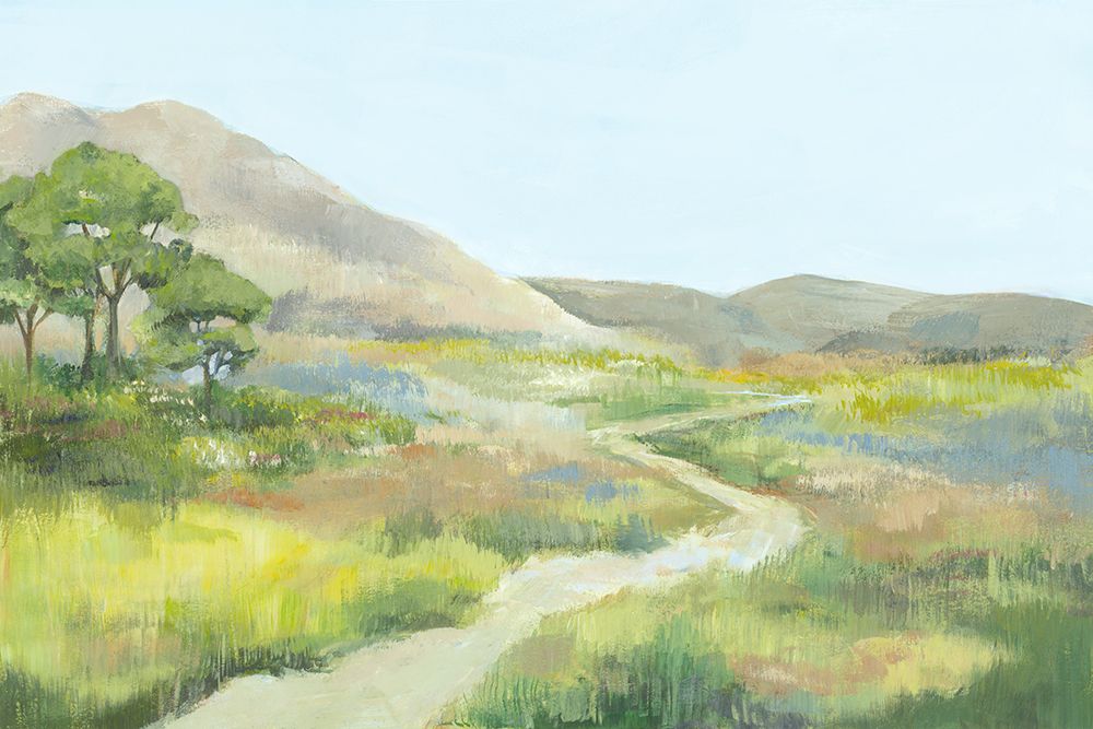 Path Through Serene Landscape art print by Hannah Dawson for $57.95 CAD