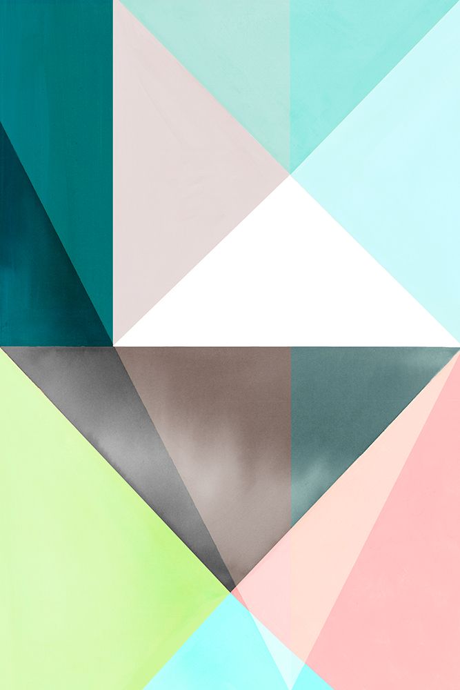 Geometric Harmony in Pastel Hues I art print by Hannah Dawson for $57.95 CAD