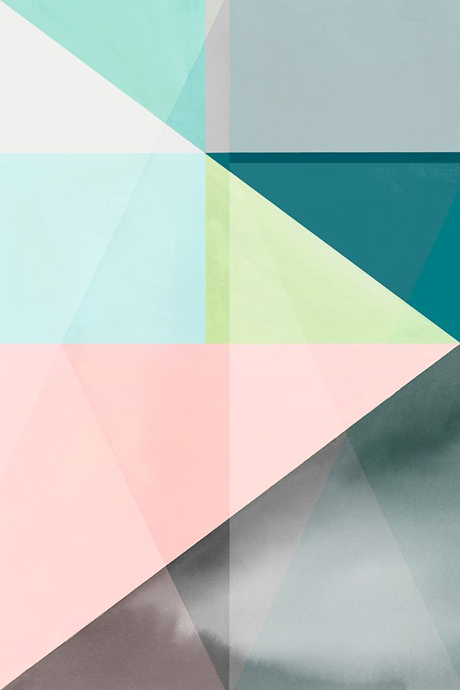 Geometric Harmony in Pastel Hues II art print by Hannah Dawson for $57.95 CAD