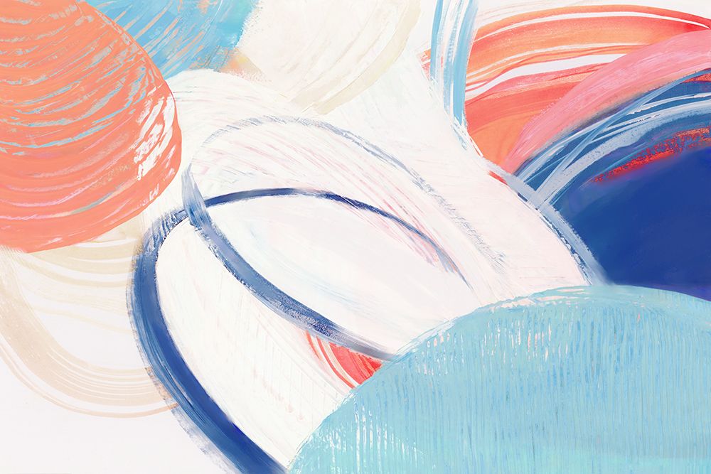Colorful Swirls of Serenity art print by Hannah Dawson for $57.95 CAD