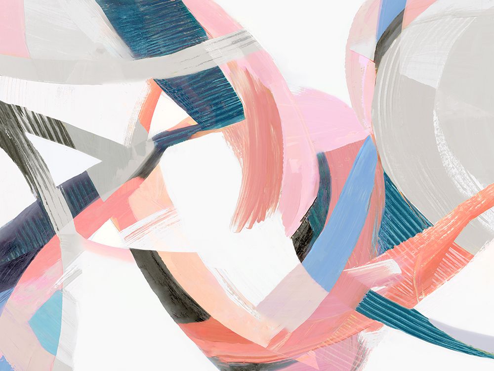 Swirling Colors and Curving Lines art print by Hannah Dawson for $57.95 CAD