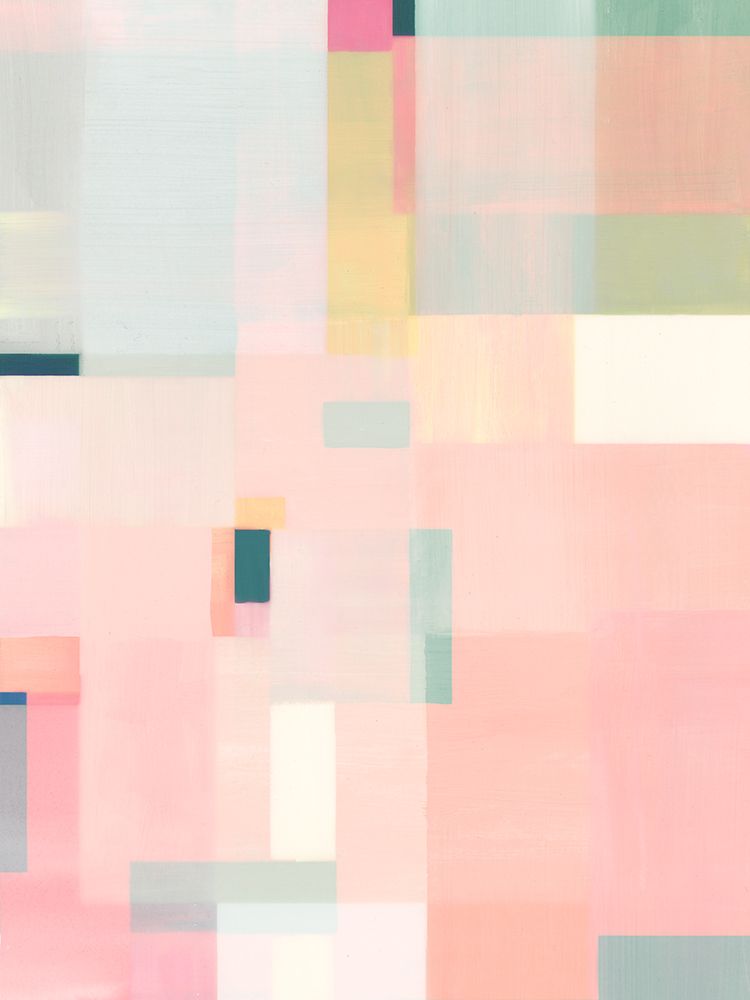 Geometric Pastel Dreamscape art print by Hannah Dawson for $57.95 CAD