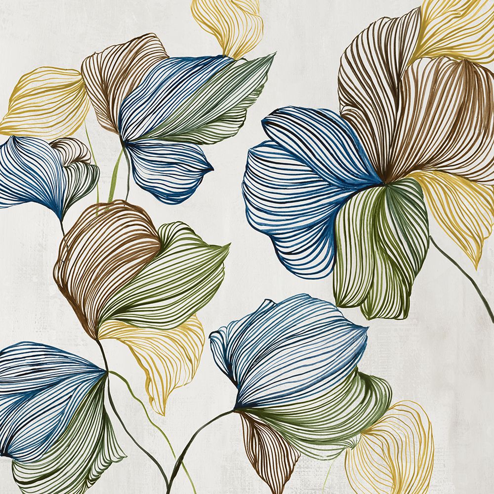 Flowing Lines of Natures Palette I art print by Hannah Dawson for $57.95 CAD