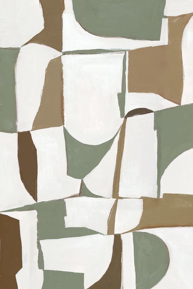 Earthy Geometric Reflections art print by Hannah Dawson for $57.95 CAD