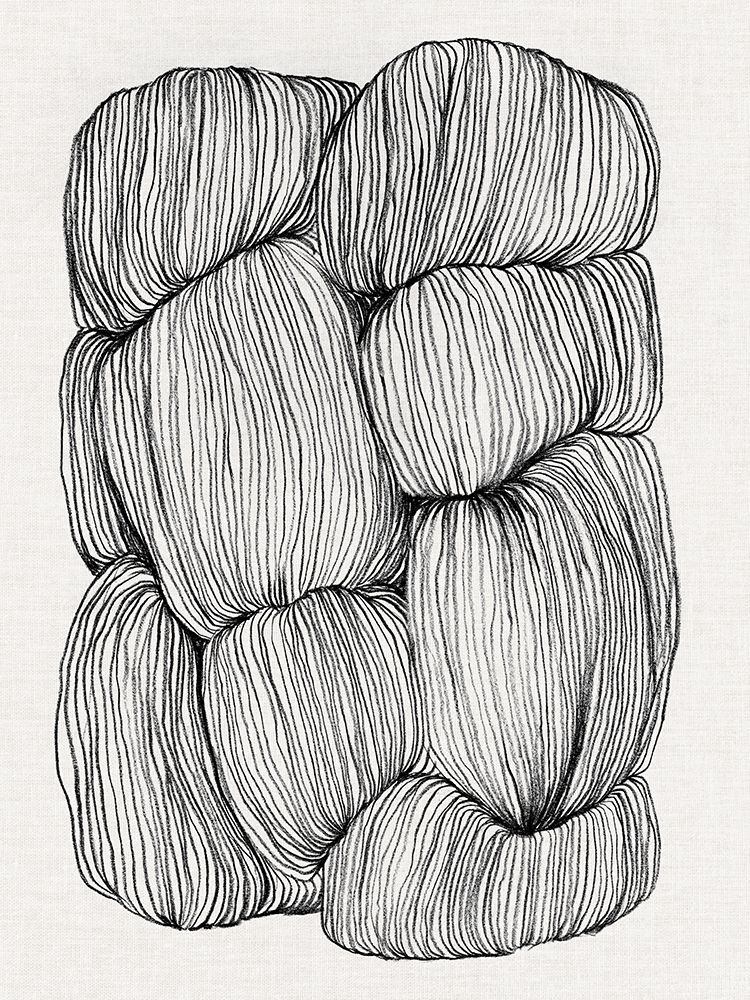 Flowing Fabric Forms Entwined art print by Hannah Dawson for $57.95 CAD