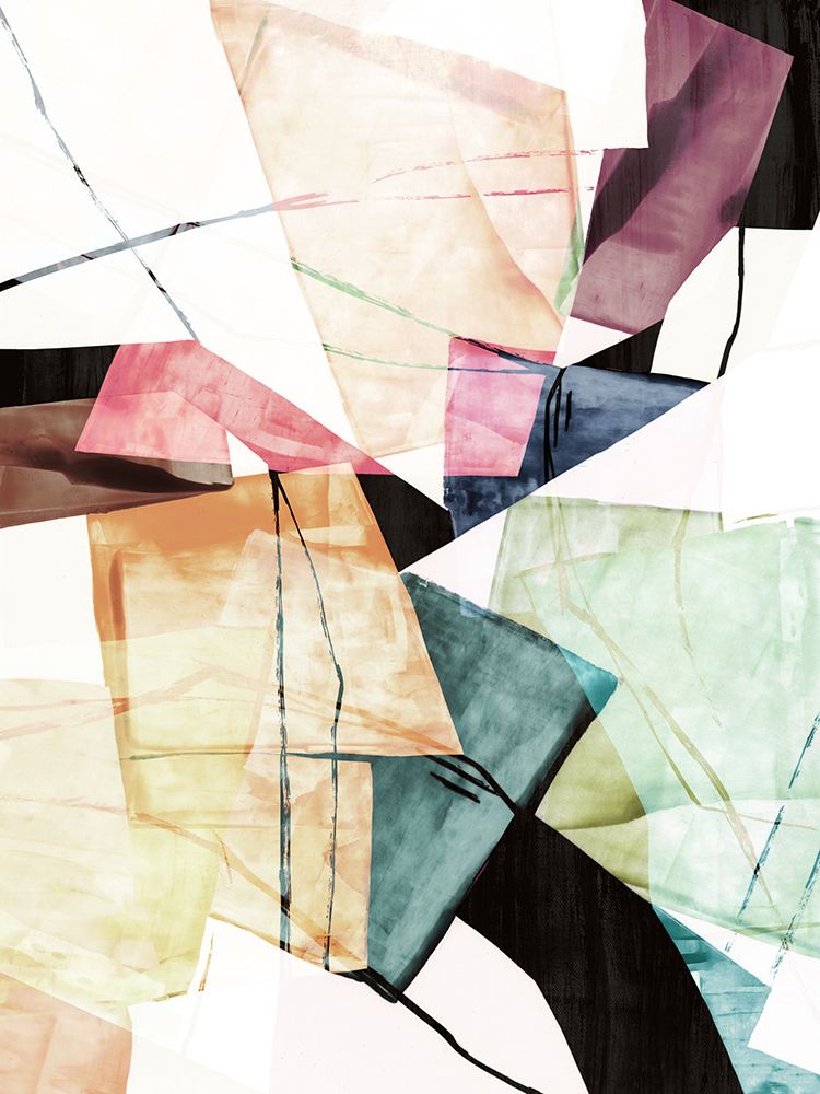 Fragmented Harmony in Pastel Layers art print by Hannah Dawson for $57.95 CAD