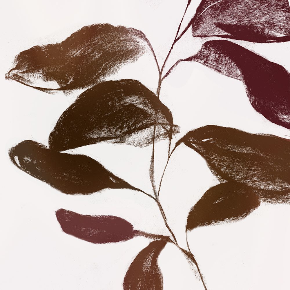 Muted Leaves on Gentle Branches I art print by Hannah Dawson for $57.95 CAD